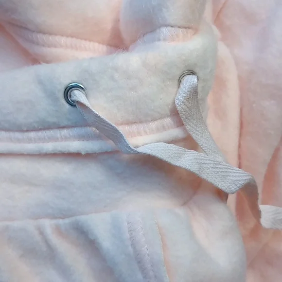 New! Free People Day Off Fleece Oversized Joggers in Tender Peach - Picture 4 of 7